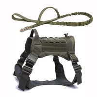 HKM-5182525 Tactical Outdoor Dog Vest in Black, Brown, Green, and Camouflage - Sizes M, L, XL Available