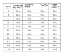 HKM-5182909 Anti-Lint Cartoon PET Vest in Black Heart, Carrot, and Strawberry - Sizes S to 11XL