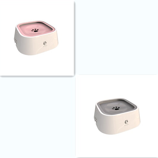 HKM-5184189 Splash-Proof Dog Bowl with Large Capacity, Floating Design, and Anti-Tip Feature