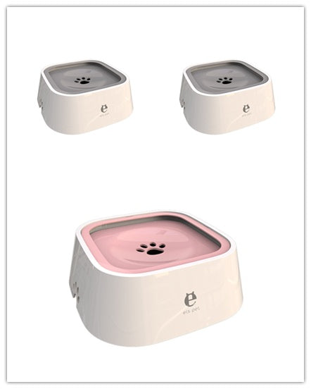 HKM-5184189 Splash-Proof Dog Bowl with Large Capacity, Floating Design, and Anti-Tip Feature