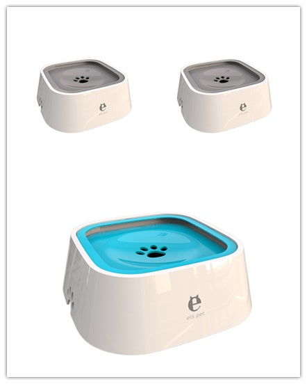 HKM-5184189 Splash-Proof Dog Bowl with Large Capacity, Floating Design, and Anti-Tip Feature