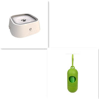 HKM-5184189 Splash-Proof Dog Bowl with Large Capacity, Floating Design, and Anti-Tip Feature