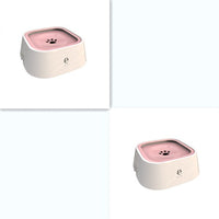 HKM-5184189 Splash-Proof Dog Bowl with Large Capacity, Floating Design, and Anti-Tip Feature