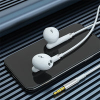 HKM-518483 Wired In-Ear Headphones with Microphone and Control for Mobile Devices
