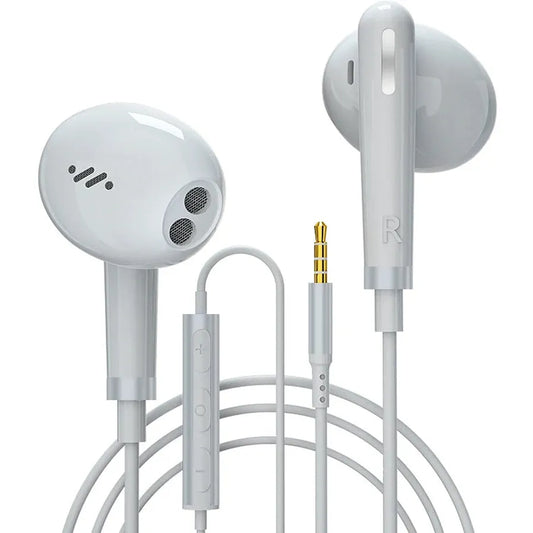 HKM-518483 Wired In-Ear Headphones with Microphone and Control for Mobile Devices
