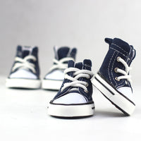 HKM-5184957 Pet Denim Cowboy Canvas Shoes for Dogs