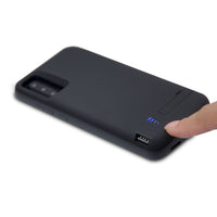 HKM-518547 Back Clip Power Bank for Huawei P30/P30 Pro - 5000mAh Portable Charger with All-Inclusive USB Style Shell