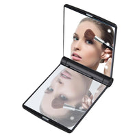 HKM-518547 Portable Folding LED Cosmetic Mirror for Easy Touch-Ups