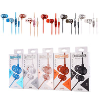HKM-518547 Wired In-Ear Headset with Microphone for PC Use - 3.5mm Connector, 40mm Drivers, 1.8m Cord