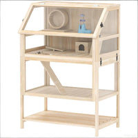 HKM-5186109 Hamster Cage with Spacious Design and Easy Access Features