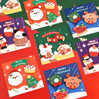 HKM-518611 Festive Sticky Notes Set with 60 Pages in Cheerful Designs