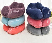 HKM-518611 U-Shaped Pillow for Office and Study, Soft Spandex with High-Quality PP Cotton, 30x31.5x12CM