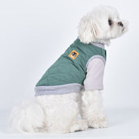 HKM-5186493 Cozy Autumn & Winter Double Collar Waistcoat for Pets in Pink, Green & Yellow