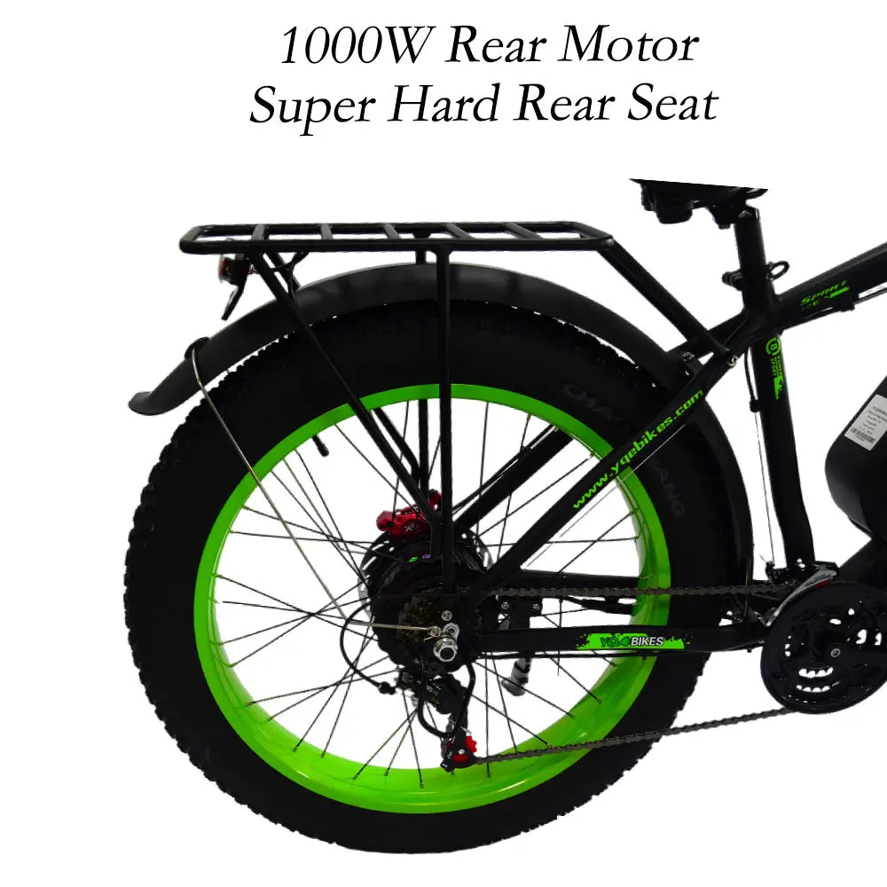 HKM-518803 2000W Dual Motor Electric Fat Tire Bike with 21 Speed, Hydraulic Brakes, and LCD Display