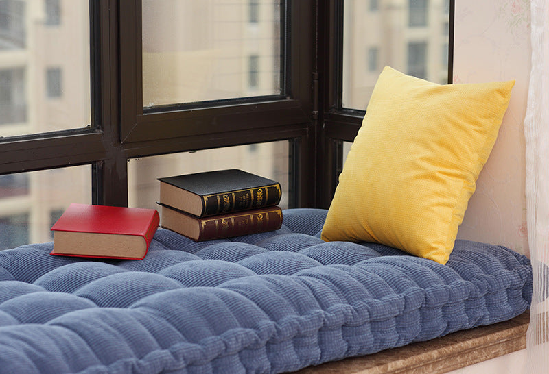 HKM-518867 Thick Polyester Bay Window Cushion - Multiple Sizes Available