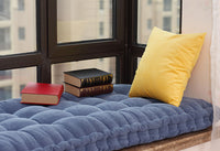 HKM-518867 Thick Polyester Bay Window Cushion - Multiple Sizes Available