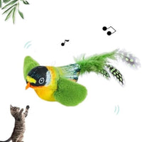 HKM-518931 Interactive Flapping Bird Cat Toy with Chirping Sound and Motion