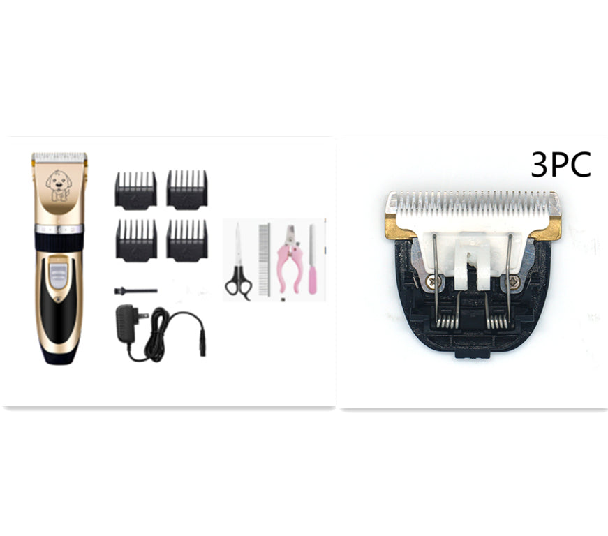 HKM-5189693 Rechargeable Cat Hair Clipper with Titanium Ceramic Blade and Adjustable Lengths