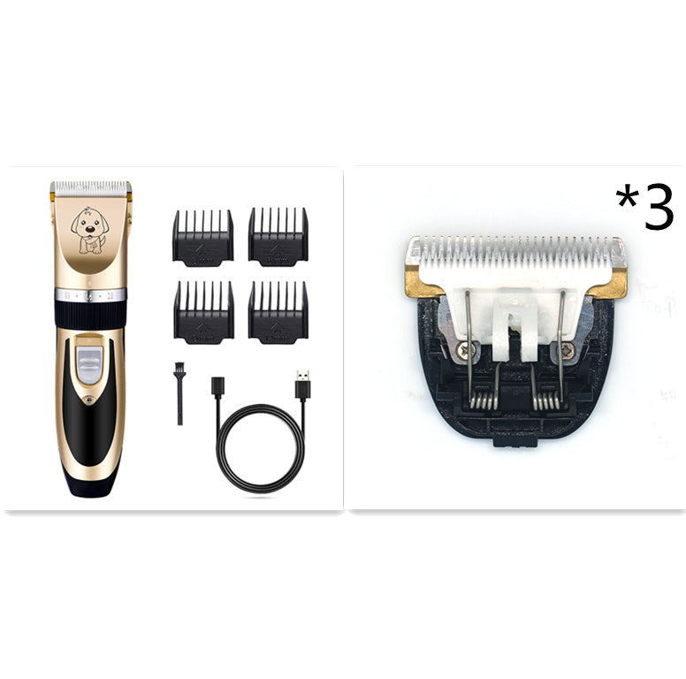 HKM-5189693 Rechargeable Cat Hair Clipper with Titanium Ceramic Blade and Adjustable Lengths