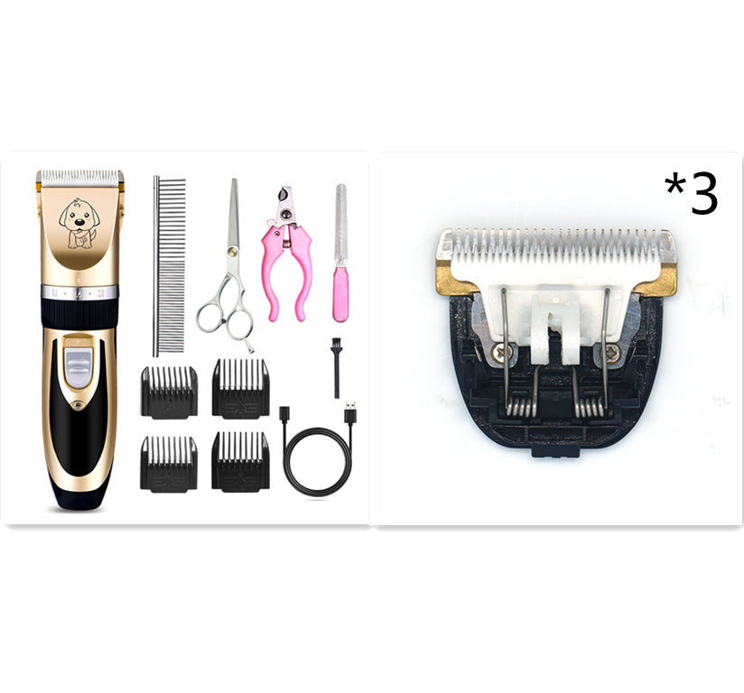 HKM-5189693 Rechargeable Cat Hair Clipper with Titanium Ceramic Blade and Adjustable Lengths