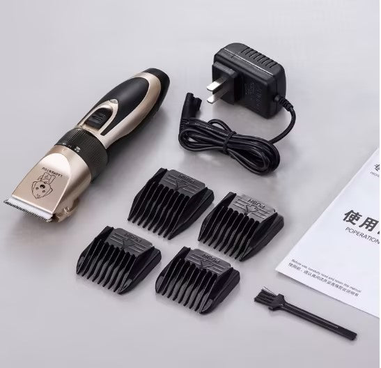 HKM-5189693 Rechargeable Cat Hair Clipper with Titanium Ceramic Blade and Adjustable Lengths