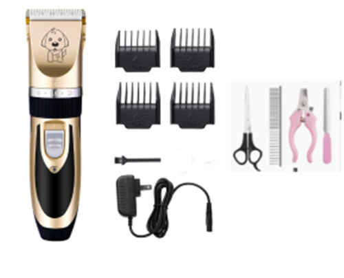 HKM-5189693 Rechargeable Cat Hair Clipper with Titanium Ceramic Blade and Adjustable Lengths