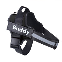 HKM-5189949 Reflective Adjustable Pet Harness with Breathable Design and Sturdy Handle