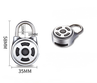 HKM-518995 Bluetooth Smart Padlock with Direction Button and Password Lock