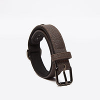 HKM-5190077 Eco-Friendly PU Dog Collar with Lychee Pattern for Large Dogs - Waterproof Inner Layer, Alloy Buckle