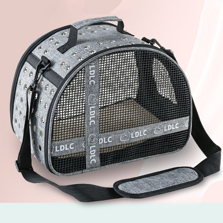 HKM-5190333 One Shoulder Portable Cat Travel Bag with Waterproof Oxford Cloth