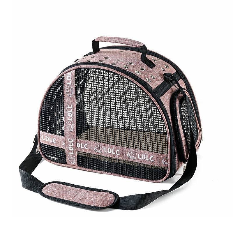 HKM-5190333 One Shoulder Portable Cat Travel Bag with Waterproof Oxford Cloth