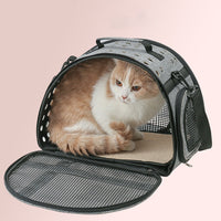 HKM-5190333 One Shoulder Portable Cat Travel Bag with Waterproof Oxford Cloth