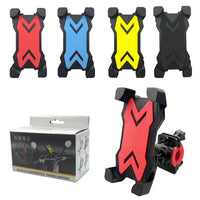 HKM-519187 Universal Rearview Mirror Mobile Phone Stand for Motorcycles and Electric Vehicles - Fits 3.5-7 Inch Phones