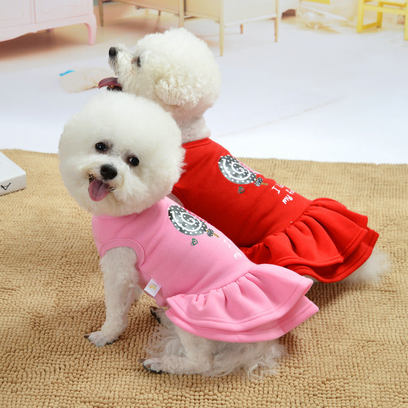 HKM-5192253 Casual Fleece Dog Dress in Princess Teddy Style for All Genders