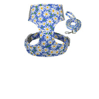 HKM-5193149 Adjustable Cloth Collar and Chest Strap for Pets - S/M/L Sizes Available