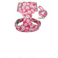HKM-5193149 Adjustable Cloth Collar and Chest Strap for Pets - S/M/L Sizes Available