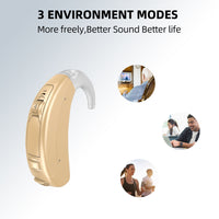 HKM-519315 Wireless Digital Hearing Amplifiers with Adjustable Volume and Pre-set Programs for Moderate Hearing Loss