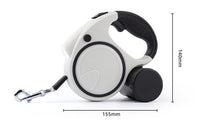 HKM-5193661 Automatic Retractable Pet Leash with Flashlight - Available in Multiple Colors