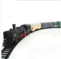 HKM-519443 Electric Railway Toy Train Set with Sound and Light for Kids Ages 2-13
