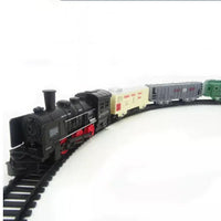 HKM-519443 Electric Railway Toy Train Set with Sound and Light for Kids Ages 2-13