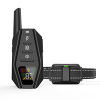 HKM-5194685 Smart Dog Trainer with Bark Stop Device, Reflective Webbing, and Charging Cable - Black, ABS Material