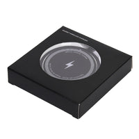 HKM-519507 15W Magnetic Wireless Charger with Metal Casing - Black/White, Type-C Interface