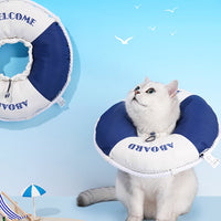 HKM-5195837 Anti-Lick Recovery Collar for Cats and Dogs - Soft Twill + PP Cotton, Multiple Sizes Available