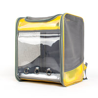 HKM-5196093 Transparent Laser Dog Backpack for Pets - Soft Mesh and Lamb Wool - Suitable for Pets Up to 15 kg - 35x27x40 cm