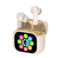 HKM-519635 Wireless Earbuds with LED Display, Active Noise Cancellation, In-Ear Design, Waterproof and Gaming Features