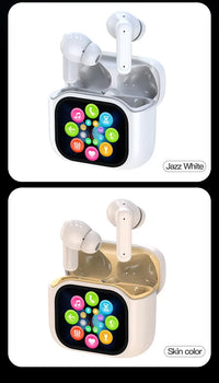 HKM-519635 Wireless Earbuds with LED Display, Active Noise Cancellation, In-Ear Design, Waterproof and Gaming Features