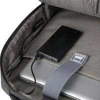 HKM-519699 Lightweight Waterproof Laptop Backpack with USB Charging Port and High Capacity for Outdoor Use