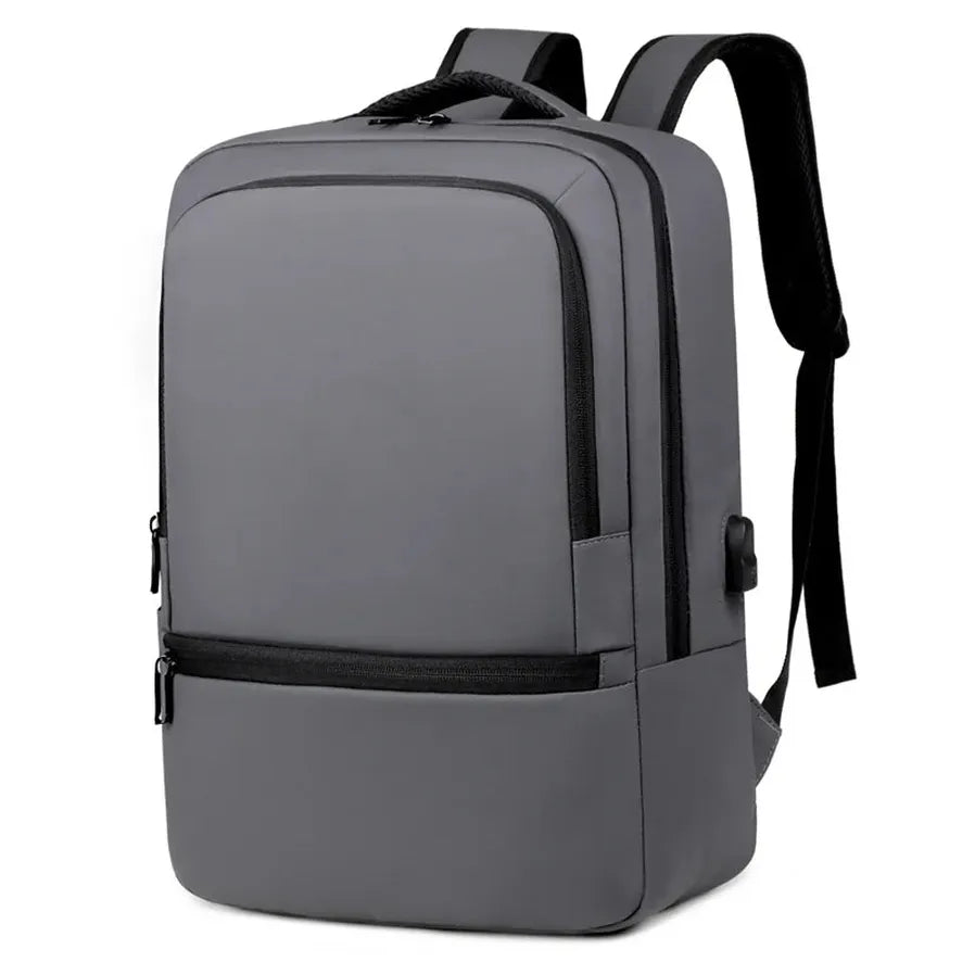HKM-519699 Lightweight Waterproof Laptop Backpack with USB Charging Port and High Capacity for Outdoor Use
