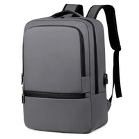 HKM-519699 Lightweight Waterproof Laptop Backpack with USB Charging Port and High Capacity for Outdoor Use