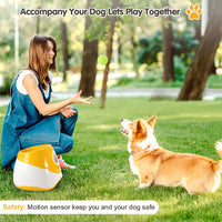 HKM-5197117 Automatic Ball Launcher for Dogs - Adjustable Distance Outdoor Fetch Toy